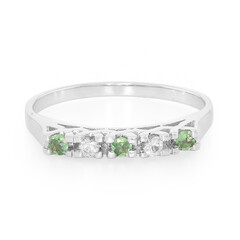 Anillo en plata con Alejandrita de Brasil
