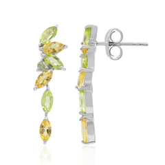 Pendientes en plata con Peridoto