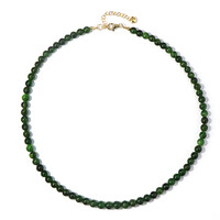 Collar en plata con Diópsido de Rusia