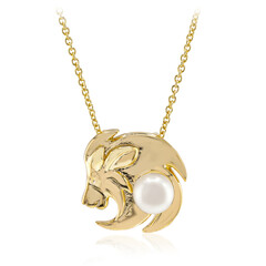 Collar en plata con Perla blanca Freshwater
