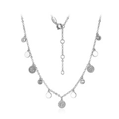 Collar en latón con Zircón (Juwelo Style)