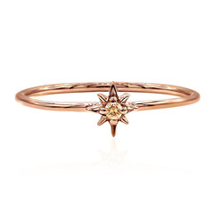 Anillo en oro con Diamante rosa de Francia de Argyle SI1