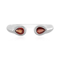 Anillo en plata con Rubí de Tanzania (Adela Silber)