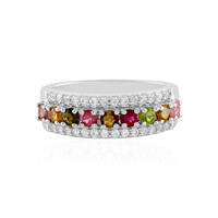 Anillo en plata con Turmalina