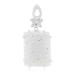Colgante en plata con Ágata brillante