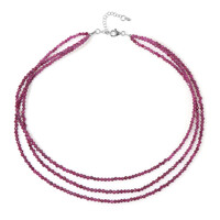 Collar en plata con Rubí de Mozambique