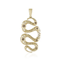 Colgante en oro con Diamante champán I2 (Ornaments by de Melo)