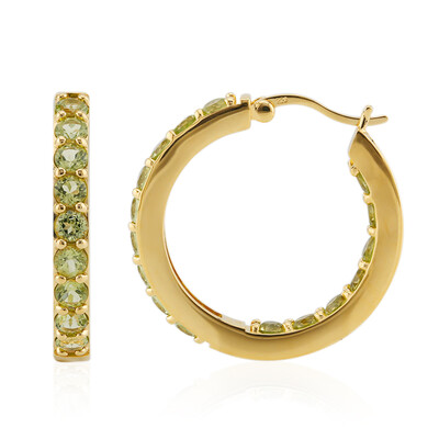Pendientes en plata con Peridoto de Birmania