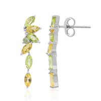 Pendientes en plata con Peridoto