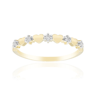 Anillo en oro con Diamante SI1 (G) (Annette)