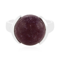 Anillo en plata con Lepidolita