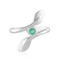 Anillo en plata con Esmeralda de Colombia