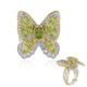 Anillo en plata con Peridoto (Gems en Vogue)