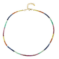 Collar en plata con Esmeralda de Colombia