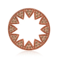Colgante en oro con Diamante rosa de Francia de Argyle SI1