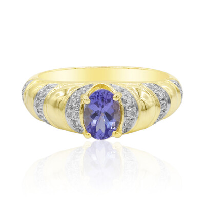 Anillo en oro con Tanzanita (de Melo)