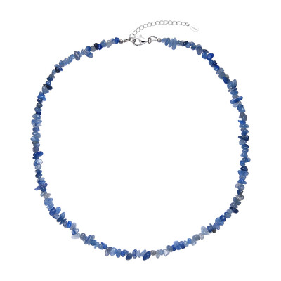 Collar en plata con Cuarzo azul