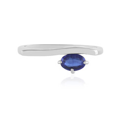 Anillo en plata con Cianita de Nepal
