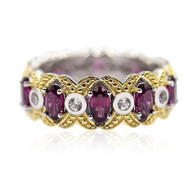 Anillo en plata con Rodolita (Dallas Prince Designs)