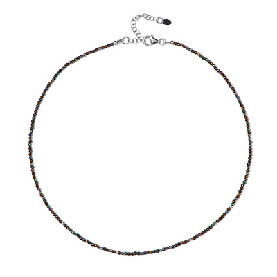 Collar en plata con Diamante plateados