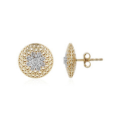 Pendientes en oro con I1 (I) Diamante (Ornaments by de Melo)
