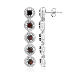 Pendientes en plata con Granate