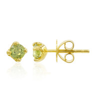Pendientes en oro con Esfena