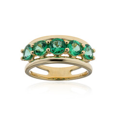 Anillo en oro con Esmeralda Colombiana de Muzo (de Melo)