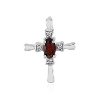 Colgante en plata con Granate de Mozambique