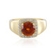 Anillo en oro con Granate Hesonita