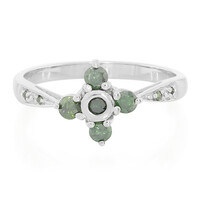 Anillo en plata con Diamante fantasía