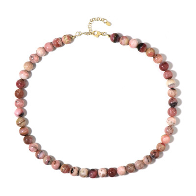 Collar en plata con Ópalo rosa