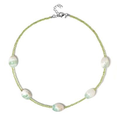Collar en plata con Fluorita