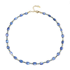Collar en plata con Aguamarina de Brasil