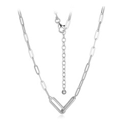 Collar en plata con Diamante I3 (H)