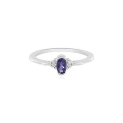 Anillo en plata con Iolita