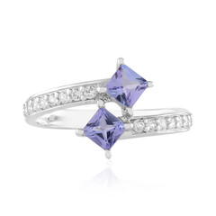 Anillo en plata con Tanzanita