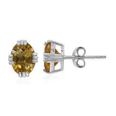 Pendientes en plata con Citrino