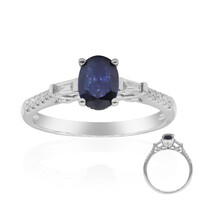Anillo en oro con Zafiro azul Ceylon (CIRARI)