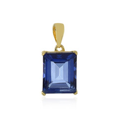Colgante en plata con Topacio azul royal