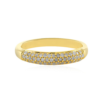 Anillo en plata con Diamante I4 (J)