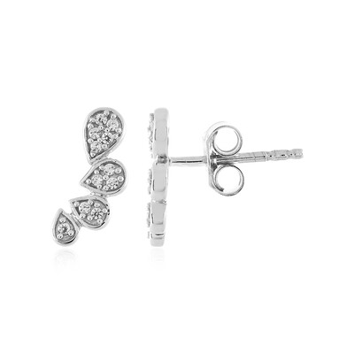 Pendientes en plata con Zircón