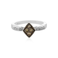 Anillo en plata con Diamante champán I2