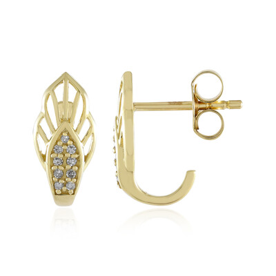 Pendientes en oro con Diamante I2 (H) (Ornaments by de Melo)