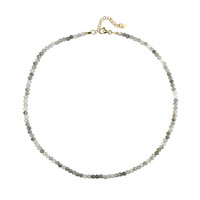 Collar en plata con Zircón fantasía