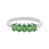 Anillo en plata con Granate Merelani