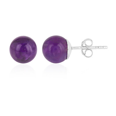 Pendientes en plata con Amatista