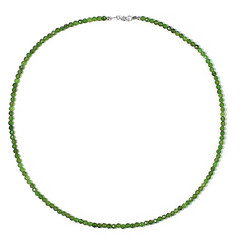 Collar en plata con Diópsido de Rusia
