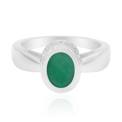 Anillo en plata con Esmeralda