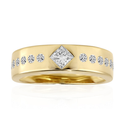 Anillo en oro con Diamante IF (D) (Annette)